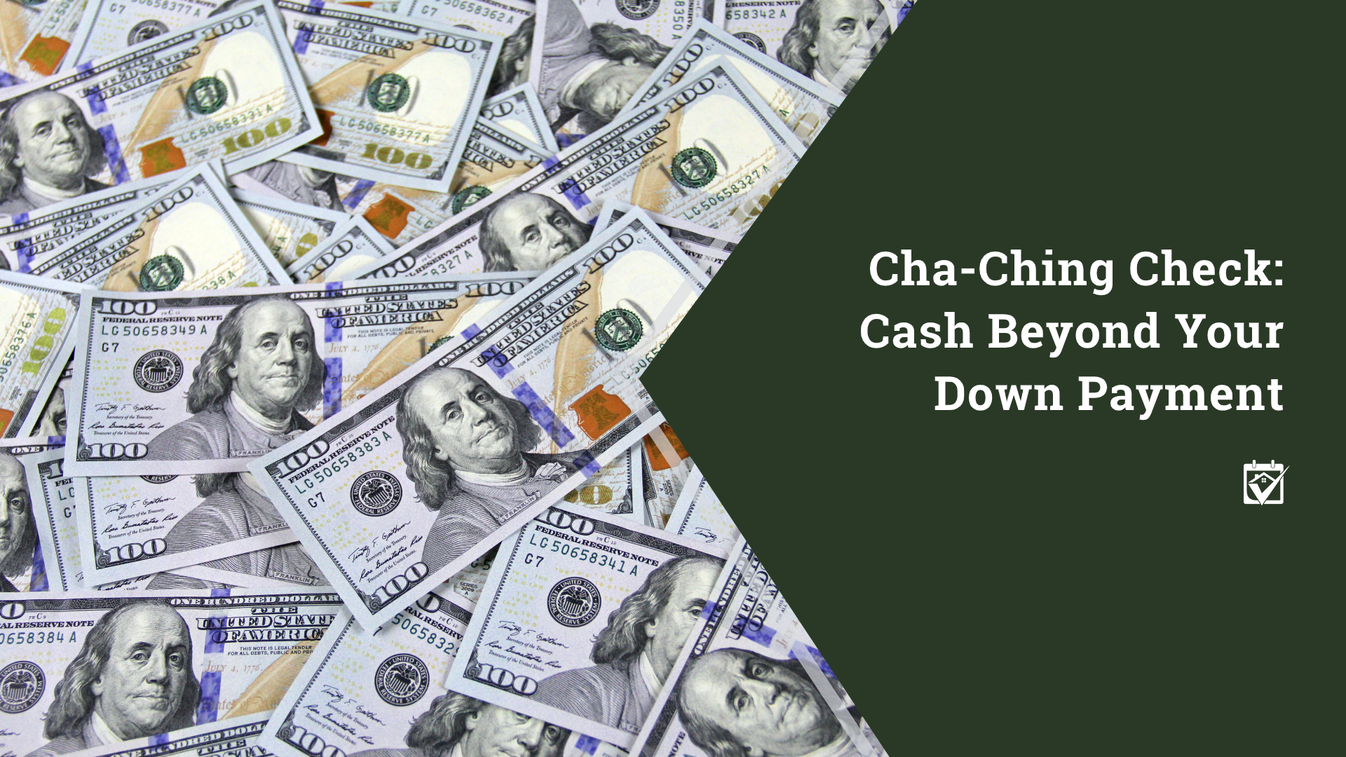 HomeKeepr ChaChing Check Cash Beyond Your Down Payment